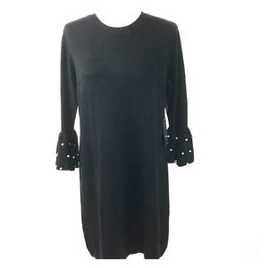 Woolen knitted 3/4 sleeve dress (#157)